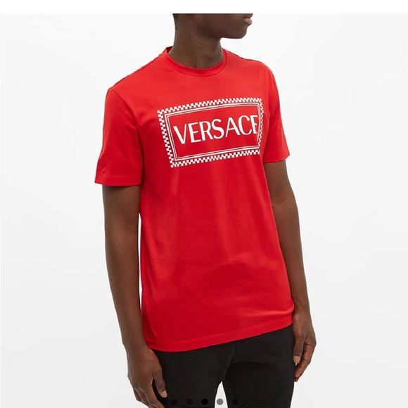 NWT VERSACE LOGO TEE - Embroiled Logo - Picture 4 of 5